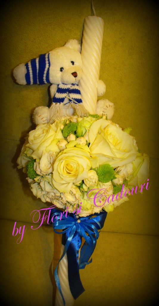 Lumanare de Botez cu jucarie 