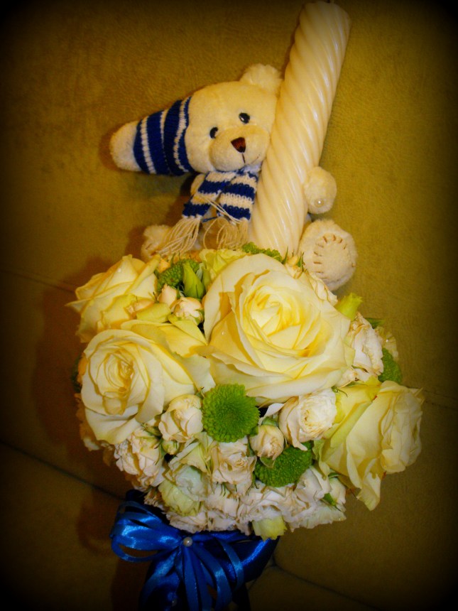 Lumanare de Botez cu jucarie 